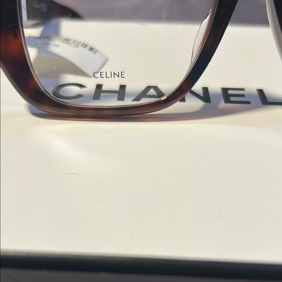 Brown Rectangular Glasses with Clear Lenses and Glossy Frame - Picture 14 of 15